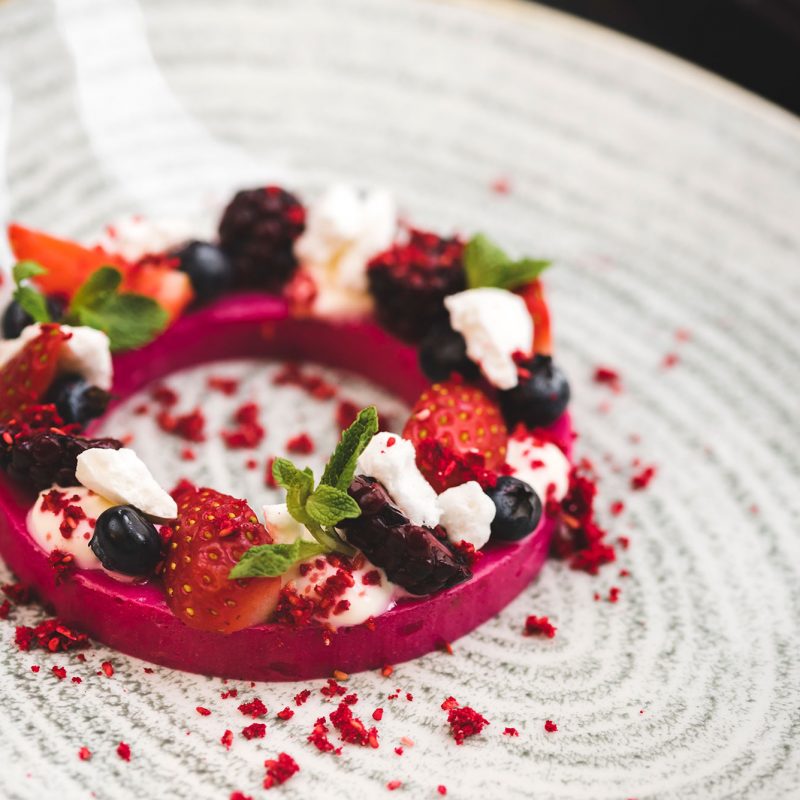 Summer fruits - dessert, The Whippet Inn Restaurant & Pub. The best place place in York for desserts and puddings